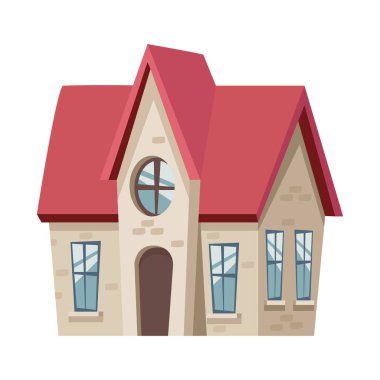 okul binası ön cephe simgesi