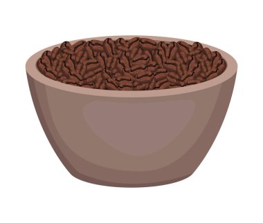 Kase ikonunda kahve çekirdeği.