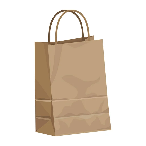 Eco Shopping Bag Εικονίδιο — Διανυσματικό Αρχείο