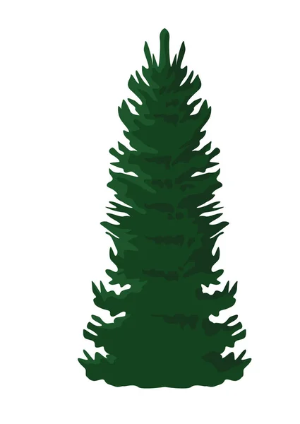 Träd Växt Skog Natur Ikon — Stock vektor