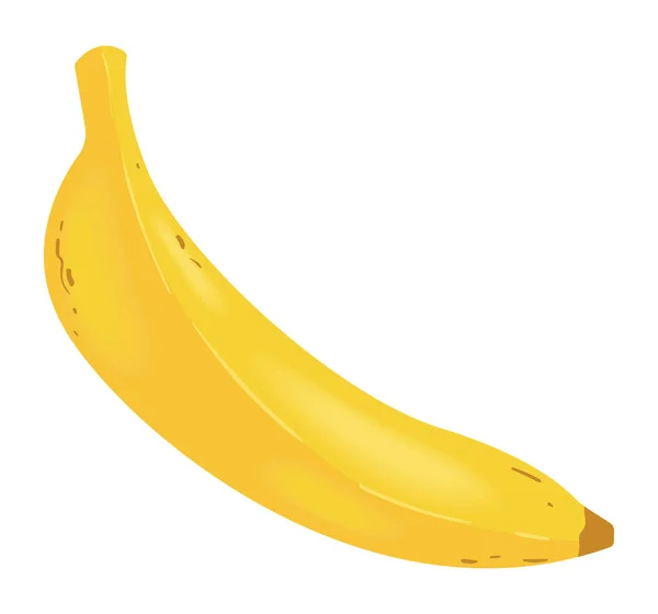 Fresh Banana Fruit Healthy Icon — Stock Vector