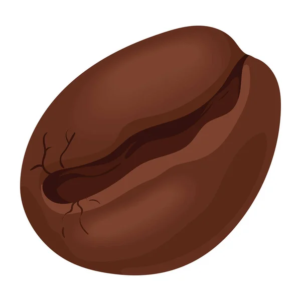 Coffee Toast Seed Nature Icon — Stockvektor