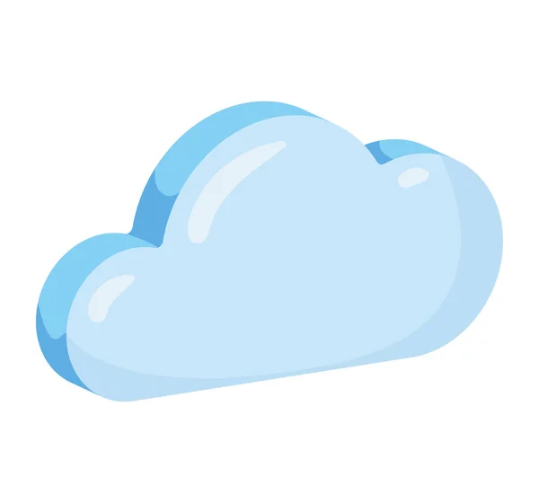 Cloud Computing Stilikone — Stockvektor