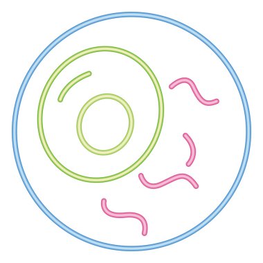 Cadılar bayramı göz neon ışığı simgesi