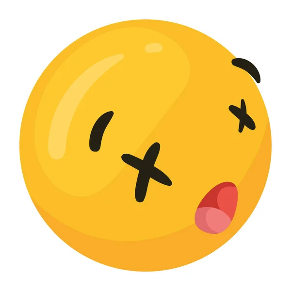 Emoji Blind Style Icon — Stock Vector