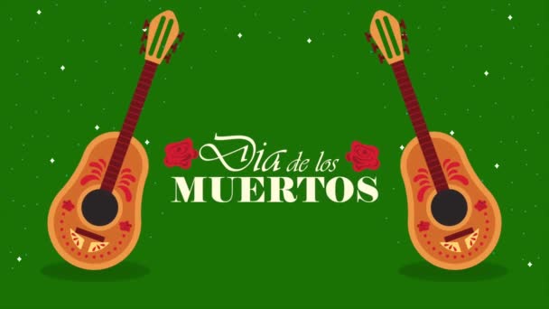 Didia Los Muertos Letletlettering Guitars Video Animated — 비디오