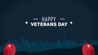 Gaziler Günü 'nde balonlarla, helyumla, 4k video animasyonuyla