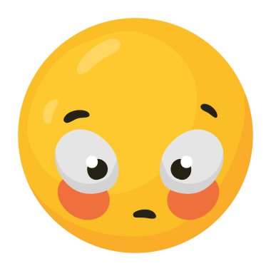 emoji Üzgünüm 3d biçim simgesi