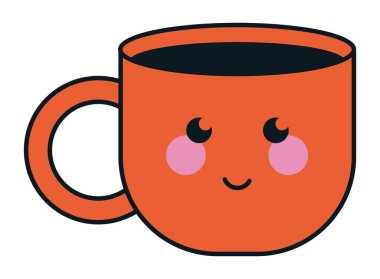 kırmızı kupa retro biçim simgesi