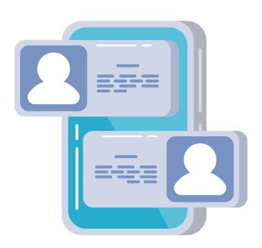 akıllı telefon aygıtı teknolojisi izole edilmiş simge