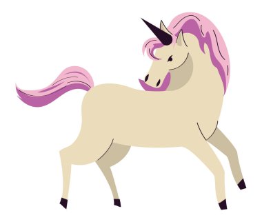 Tek boynuzlu at sihirli hayvan karakteri