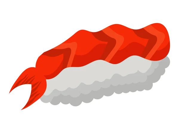 Temarizuchi Sushi Asijské Jídlo Ikona — Stockový vektor