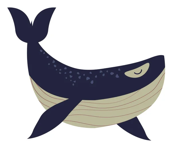 Whale Sealife Animal Nature Icon — Stock Vector