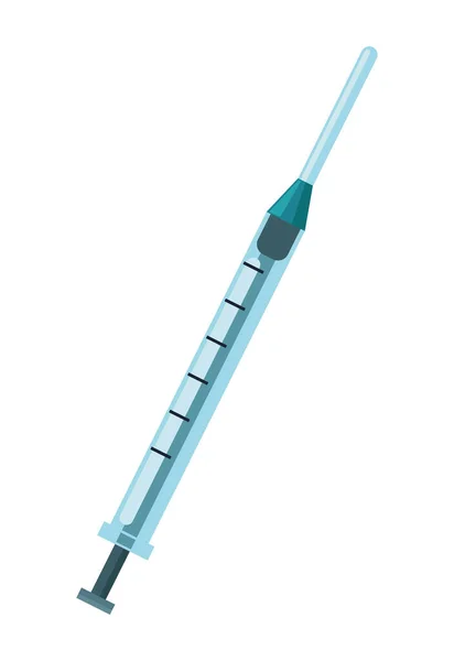 Syringe Medical Drug Medical Icon — Vettoriale Stock