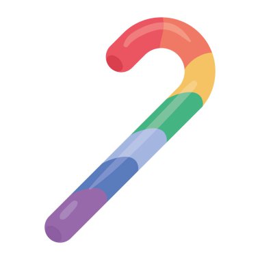 Baston simgesinde LGBTIQ bayrağı