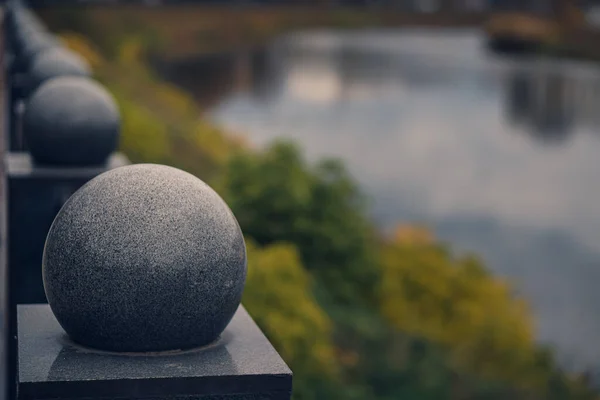 Embankment Fences Marble Fence — Stock Photo, Image