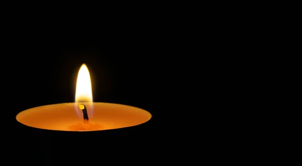 Candle Light Dark — Stock Photo, Image