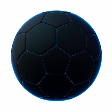 3 Boyutlu Futbol Topu İllüstrasyonu