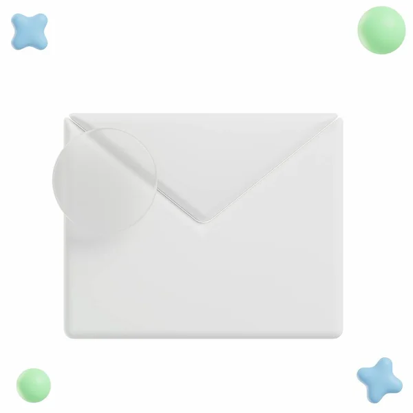 Email Ikona Biznesu Finansów Lub Pakiet Ilustracji — Zdjęcie stockowe