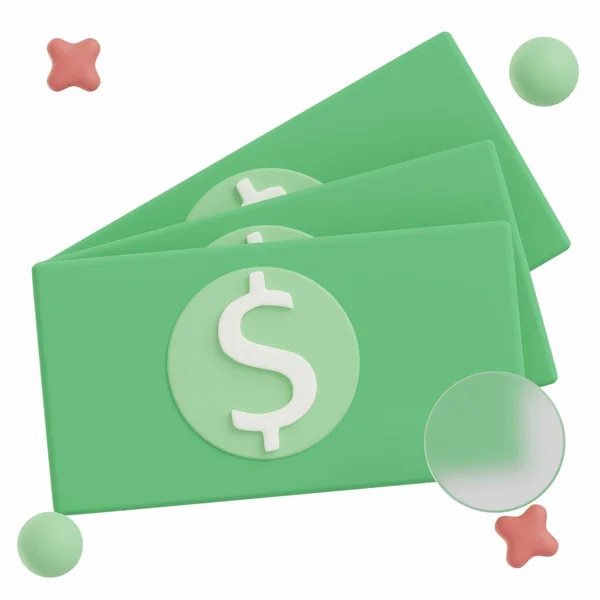 Geld Commerce Illustration Oder Icon Pack — Stockfoto
