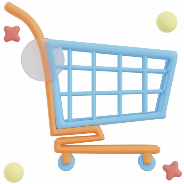 Trolley Ecommerce Illustration Icon Pack — Stock Photo, Image