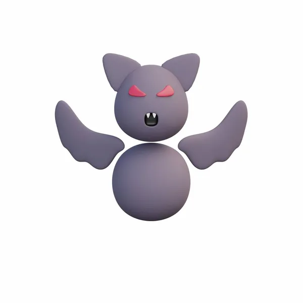 3D Bat - Cadılar Bayramı İllüstrasyonu veya Simge Paketi
