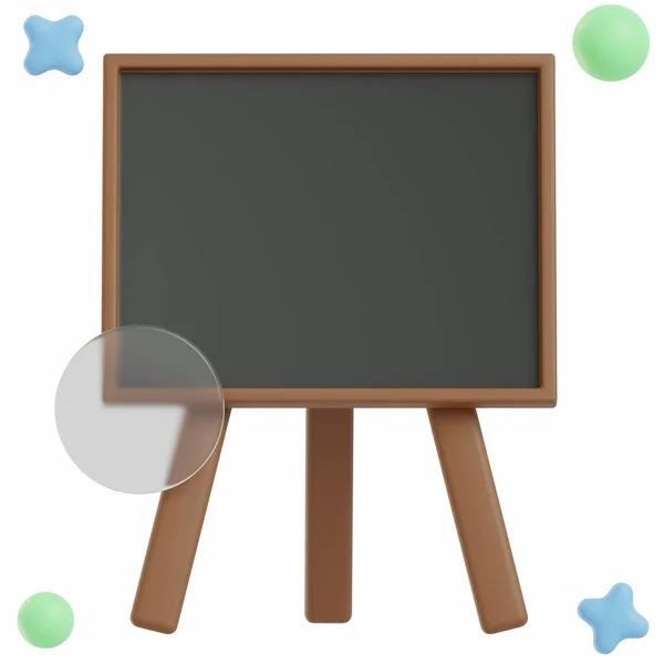 Schoolbord Schoolpictogram Illustratiepakket — Stockfoto