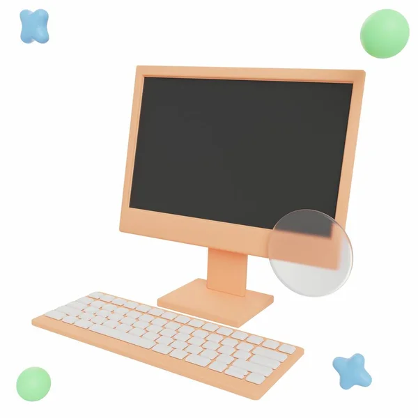 Computador Ícone Escola Ilustração Pack — Fotografia de Stock
