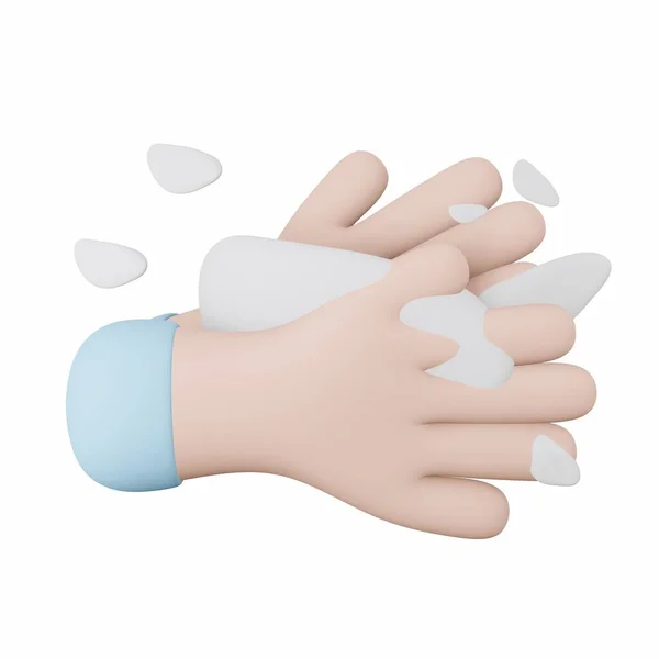 Hand Wash Health Care Illustration Pack — Stock Photo, Image