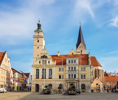 Ingolstadt şehrinin güzel manzarası