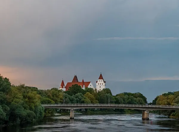 Gyönyörű Kilátás Nyílik Város Ingolstadt — Stock Fotó