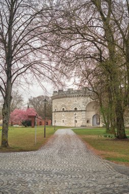 Bahar Ingolstadt, İlkbaharda Alman şehrinde bir park, Klenzepark