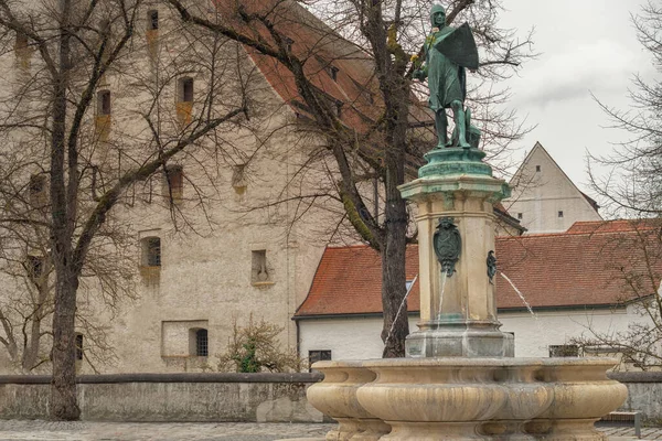 Чудовий Краєвид Сонячного Дня Парку Зародку Ingolstadt — стокове фото