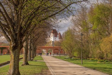 Parkın yaz manzarası, Ingolstadt