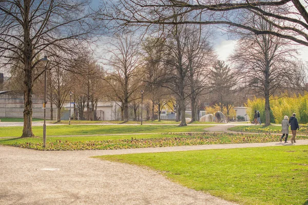 Vue Été Sur Parc Ingolstadt — Photo