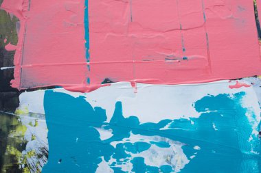 Akrilik resimlerde soyut arkaplan