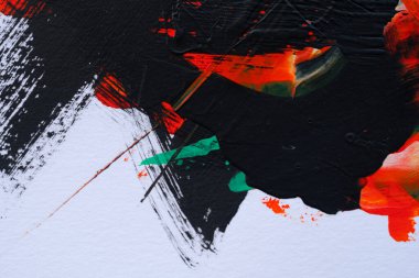 Akrilik resimlerde soyut arkaplan