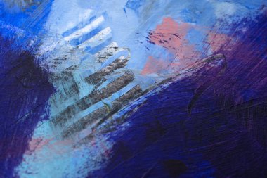 Akrilik resimlerde soyut arkaplan