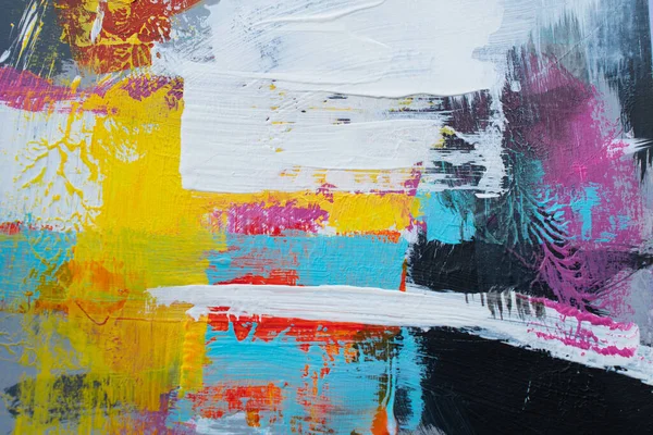 Akrilik resimlerde soyut arkaplan