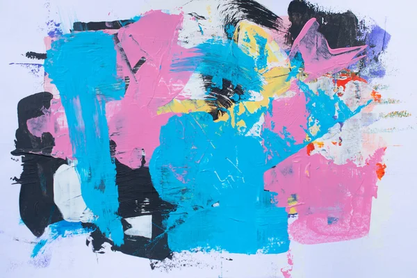 Akrilik resimlerde soyut arkaplan