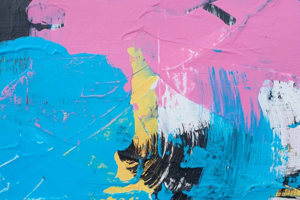 Akrilik resimlerde soyut arkaplan