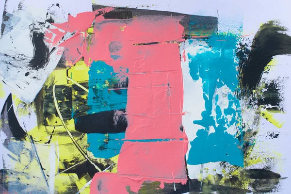 Akrilik resimlerde soyut arkaplan