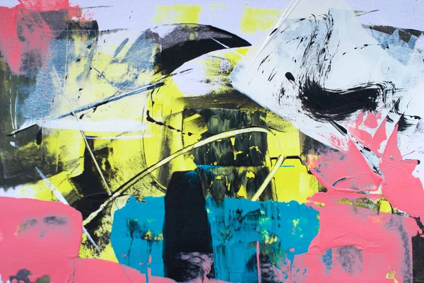 Akrilik resimlerde soyut arkaplan