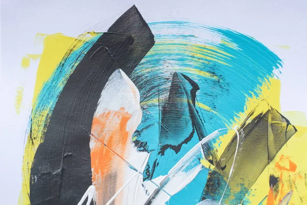 Akrilik resimlerde soyut arkaplan