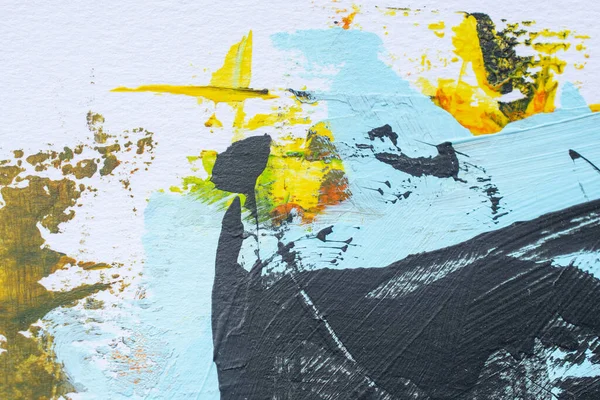 Akrilik resimlerde soyut arkaplan