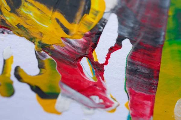 Akrilik resimlerde soyut arkaplan