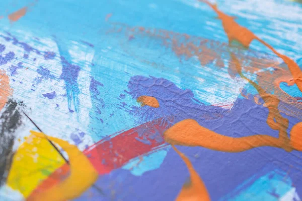 Akrilik resimlerde soyut arkaplan