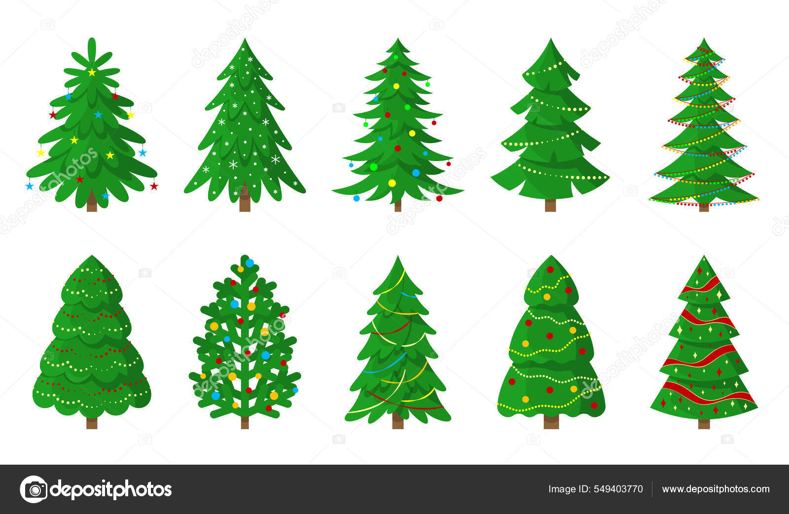 Image vectorielle Sapin de Noël richement décoré appartement de vacances  par ©VartB - 549403770, image size:1600x1042