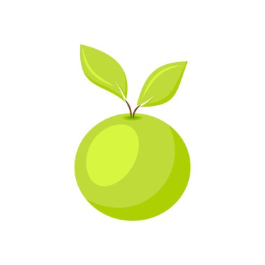 Eco logo apple nature conservation harvest flat. Simple brand saving flora fauna in the world planet resources. Only natural component quality mark veganism not tested on animal ads badge store firm