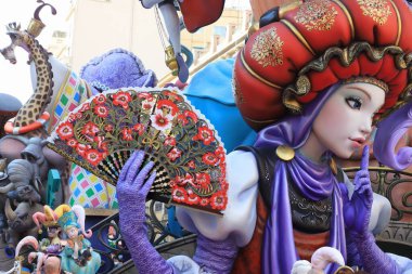 Ninots Falla Manastırı Kudüs 2019. Valencia Festivali Dünya Mirası Alanı ilan etti.
